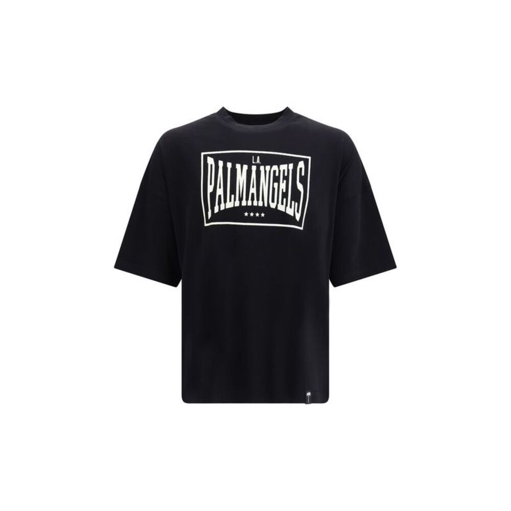 Palm Angels Black Cotton Men's T-Shirt